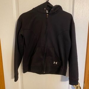 Black Under Armour Zip Up Hoodie